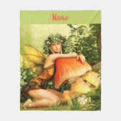 Mushroom Fairy Thunder_Cove Fleece Deken (Voorkant)