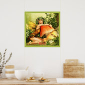Mushroom Fairy Thunder_Cove Poster (Keuken)