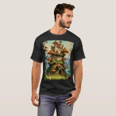 Mushroom Fantasy Castlecore T-shirt (Voorkant volledig)