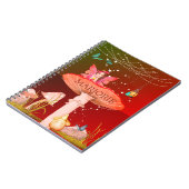 Mushroom Fantasy Fairy Magische Betoverde School Notitieboek (Linkerzijde)