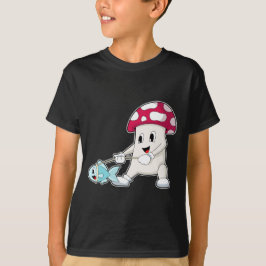 Mushroom Fisher Vis Gevist T-shirt
