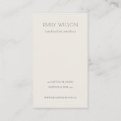 Mushroom Foliage Logo Band Ketting Visitekaartje (Achterkant)