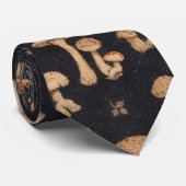 Mushroom & Foliage Stropdas (Opgerold)