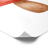 Mushroom Forest Autumn Red And White Poster (Hoek)