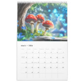 Mushroom Forest Fantasy Art Kalender (Mar 2026)