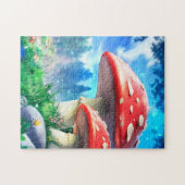 Mushroom Forest Fantasy Art Legpuzzel (Horizontaal)