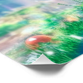Mushroom Forest Fantasy Art Perfect Poster (Hoek)