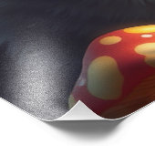 Mushroom Forest Magical Fantasy Cat Foto Afdruk (Hoek)