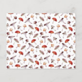 Mushroom Forest Vrijgezellenfeest Recept Kaart (Achterkant)