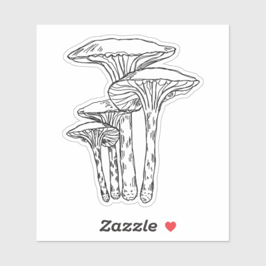 Mushroom Friends Sticker (Vel)