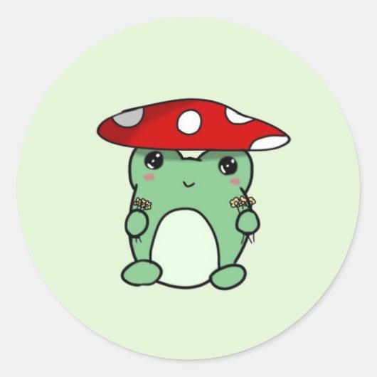 Mushroom Froggy Stickers (Voorkant)