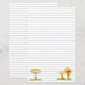 Mushroom Fungi Letter Writing Mycology (Voorkant / Achterkant)