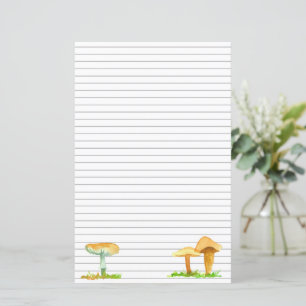 Mushroom Fungi Letter Writing Mycology