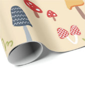 Mushroom Fungi Unisex Woodland Kathrin Legg Cadeaupapier (Rol Hoek)