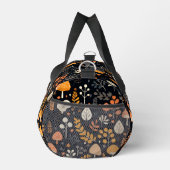 Mushroom Garden Black Duffel Bag Plunjezak (Rechts)