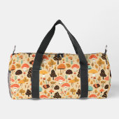 Mushroom Garden Cream Duffel Bag Plunjezak (Achterkant)