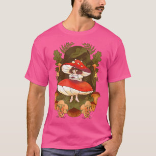 Mushroom Girl Fantasy Fairy Forest Fungi Kind T-shirt