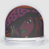 Mushroom Girl Sneeuwbol (Achterkant)