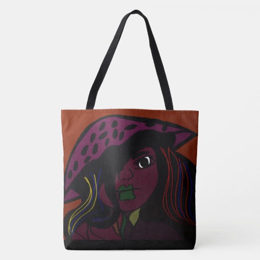Mushroom Girl Tote Bag (Voorkant)