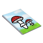 Mushroom Gnome with Mushroom Notitieboek (Rechterzijde)