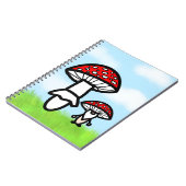 Mushroom Gnome with Mushroom Notitieboek (Linkerzijde)