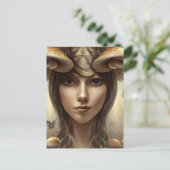Mushroom Goddess Briefkaart (Staand voorkant)
