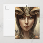 Mushroom Goddess Briefkaart (Voorkant / Achterkant)