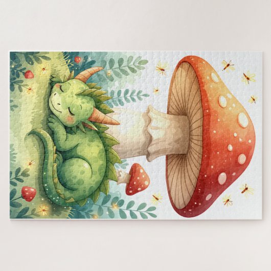 Mushroom Grove Dragon Nap Legpuzzel (Horizontaal)
