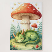 Mushroom Grove Dragon Nap Legpuzzel (Verticaal)