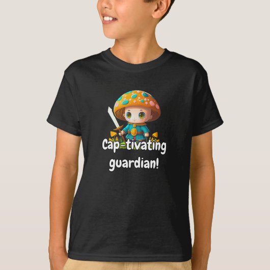 Mushroom Guardian Fun Cool Unique Best stijlvol Ki T-shirt (Voorkant)