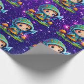 Mushroom Guardian Schattige Charmant Thema Geïnspi Cadeaupapier (Hoek)