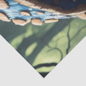 Mushroom Gypsy woman v8 weefselpaper Tissuepapier (Detail)