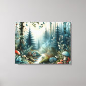 Mushroom Hollow Natuur Forest Creek Canvas Afdruk (Voorkant)