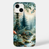 Mushroom Hollow Natuur Forest Creek Case-Mate iPhone Case (Achterkant)