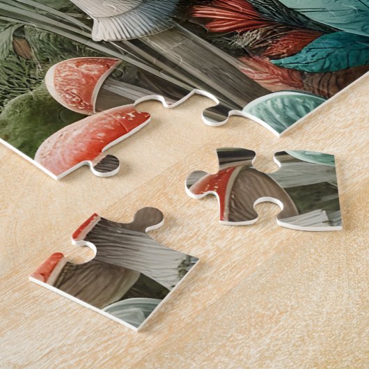 Mushroom Hollow Natuur Forest Creek Legpuzzel (Zijkant)