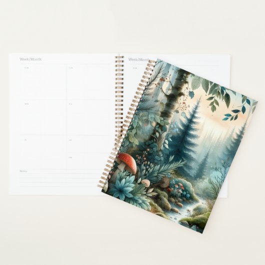 Mushroom Hollow Natuur Forest Creek Planner (Display)