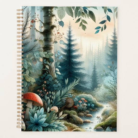 Mushroom Hollow Natuur Forest Creek Planner (Voorkant)
