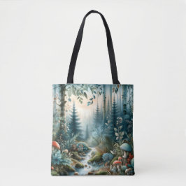 Mushroom Hollow Natuur Forest Creek Tote Bag