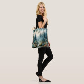 Mushroom Hollow Natuur Forest Creek Tote Bag (Op model)