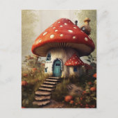 Mushroom House Briefkaart (Voorkant)