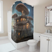 Mushroom House Douchegordijn (In situ)