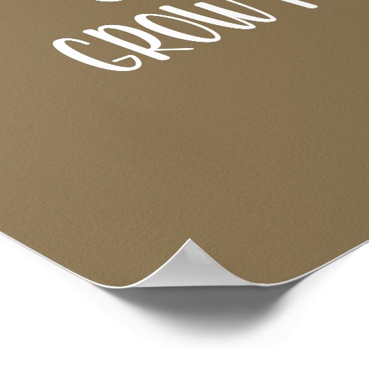 Mushroom House Herfst herfst Poster (Hoek)