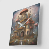 Mushroom House Muur Klok (Hoek)