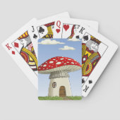 Mushroom House Playing Pokerkaarten (Achterkant)