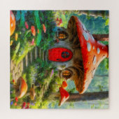 Mushroom House Puzzel Legpuzzel (Horizontaal)