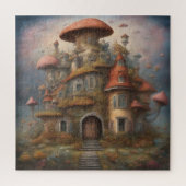 Mushroom House Puzzel Legpuzzel (Verticaal)