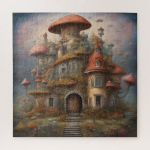 Mushroom House Puzzel Legpuzzel