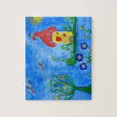 Mushroom House Puzzel met geschenkdoos Legpuzzel (Verticaal)