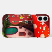Mushroom House Telefoonhoesje Case-Mate iPhone Case (Achterkant (horizontaal))