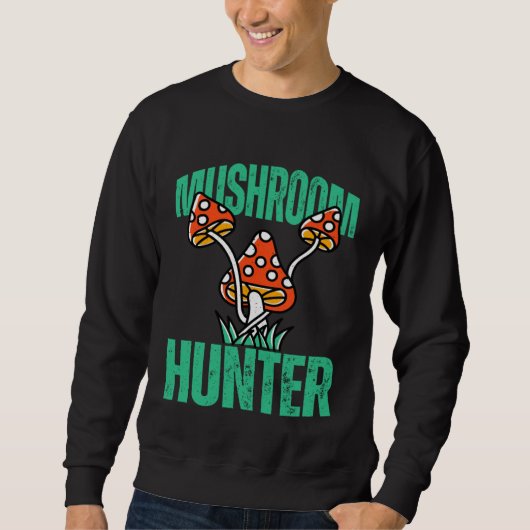 Mushroom Hunter Forest Nature Hobby Interest Trui (Voorkant)